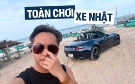 Cường ‘Đô la’ đem Mazda MX-5 đi vầy cát biển: Màu sơn mới khác dàn xe đang có, bộ sưu tập JDM số sàn nay lên tới 4 chiếc?