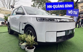 Cận cảnh Jaecoo J5 thuần điện tại Việt Nam: Pin 58,9 kWh, màn hình 13,2 inch, chạy Hà Nội - Quảng Bình vô tư
