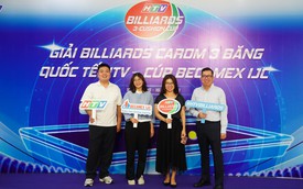 Giải Billiards Carom 3 băng Quốc tế HTV 2026 trở lại từ ngày 10/8, quy tụ hàng trăm cơ thủ