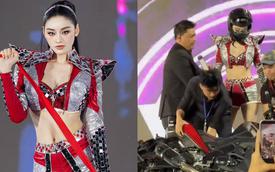 Hoa hậu Yến Nhi nói gì về sự cố ngã xe tại chung kết Miss Grand Vietnam 2026?