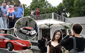 Quán cà phê của Văn Mai Hương ở Thảo Điền: Sân đỗ toàn siêu xe, MCK cũng yêu thích, đông đến mức phải đóng cửa để sắp xếp lại