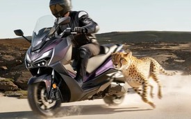 Mẫu xe tay ga SYM 300cc giá 96 triệu trang bị phanh cua nghiêng thách thức vị thế Honda SH350i