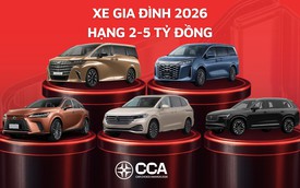 Đây là những 'phòng khách di động' chạy đua Xe gia đình tầm giá 2-5 tỷ đồng tại CCA 2026