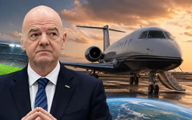 Chuyên cơ đưa Chủ tịch FIFA tới Hà Nội có thể là chiếc Gulfstream của giới siêu giàu