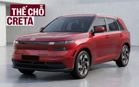 SUV Hyundai mới sắp ra mắt sẽ hợp nhất cả Kona và Creta đang bán ở Việt Nam: Dài hơn, dáng góc cạnh hơn, tiện nghi ‘vượt phân khúc’