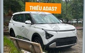 Lộ thêm ảnh Kia Carens ở Việt Nam: Chưa có ADAS, đủ cảm biến trước/sau, vành 17 inch, dễ là bản tiêu chuẩn
