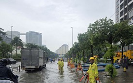 Ứng trực xuyên đêm, tăng cường tiêu thoát nước