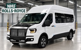 Lộ bản thiết kế 'lạ' cho Ford Transit tại Việt Nam: Mặt trước tạo hình kiểu Rolls-Royce, ghế thương gia sang xịn