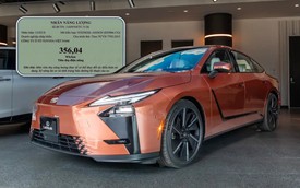 Xe điện Lexus đầu tiên Việt Nam lộ thông số vận hành: Dẫn động 2 cầu, nặng hơn 2,2 tấn, 'ăn' điện gấp đôi Taycan