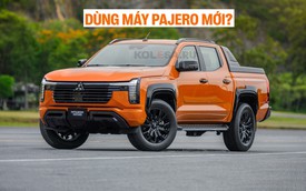 Mitsubishi Triton nâng cấp sẽ dùng động cơ Pajero mới: Tăng lực kéo, 'ăn' ít dầu hơn, có thể thêm hybrid