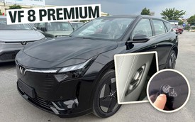 VinFast VF 8 bản cao cấp lộ trang bị mới: Chỉnh ghế như Camry, tính năng lạ tích hợp gương chiếu hậu