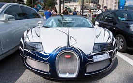 Siêu xe Bugatti Veyron bản gốm sứ xuất hiện tại Monaco