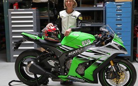 Nữ biker quyết tâm phá kỷ lục tốc độ 319 km/h với Ninja ZX-10R