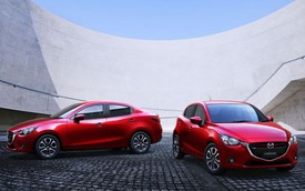 Mazda2 Sedan hoàn toàn mới chính thức lộ diện