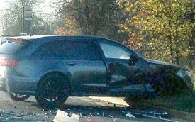 Hình ảnh Audi RS6 tan nát trong tai nạn khiến bố con David Beckham run rẩy