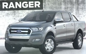 Xe bán tải Ford Ranger 2015 bất ngờ lộ diện