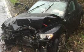 Xe thể thao Mazda RX-8 gặp nạn ở vận tốc 112 km/h