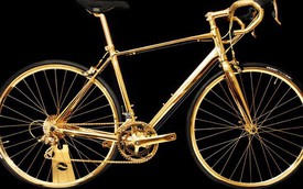 Xe đạp mạ vàng 24K đắt ngang xế tiền tỷ Rolls-Royce Wraith