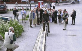 Thang cuốn cho xe đạp đầu tiên trên thế giới có mặt tại Na Uy