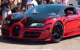 Cận cảnh siêu xe mui trần triệu đô Bugatti Veyron L’Or Rouge