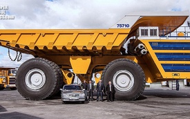 Siberia thử nghiệm xe tải tự trút khổng lồ nhất thế giới