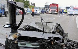 Cặp vợ chồng thiệt mạng vì Lamborghini Murcielago bốc cháy