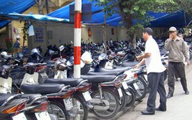 Hà Nội: Phí trông giữ ôtô, xe máy bắt đầu tăng từ tháng 9