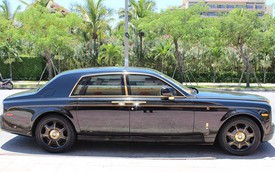 Rolls-Royce Phantom mạ vàng do thợ Việt "độ" bản Rồng xuất hiện tại Đà Nẵng