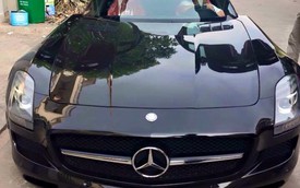 NÓNG: Siêu xe cửa "cánh chim" Mercedes - Benz SLS AMG thứ 4 tại Việt Nam