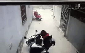 Cặp tình nhân tuổi học sinh ăn cắp xe máy bất thành