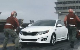 Kia Optima 2015 có thể "cất cánh" từ tàu sân bay
