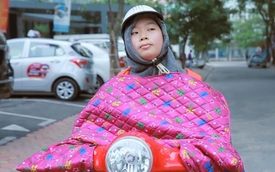 Clip: Trên tay "chiếc chăn gió ấm" đang làm điên đảo các quý cô Hà Nội