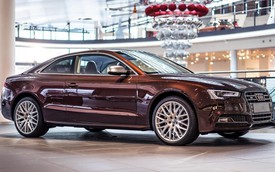 Audi S5 Coupe lộng lẫy hơn với màu sơn gỗ gụ trị giá 57,5 triệu Đồng