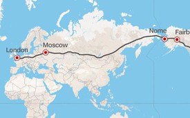 Nga muốn xây đường cao tốc nối từ Anh đến Mỹ