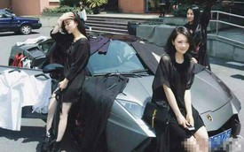 Ba “hot girl” lái Lamborghini đến trường đại học bán quần áo