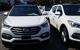 Hyundai Santa Fe 2016 sẽ về Việt Nam lộ diện trần trụi
