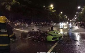 Gặp nạn ở 160 km/h, Lamborghini Gallardo bốc cháy cùng người lái