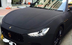 Xe sang Maserati Ghibli bọc nhung đen mượt mà