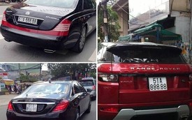 "Bộ sưu tập" siêu xe, xe sang biển giả gây chấn động tại Việt Nam