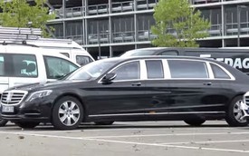 Quá dài, Mercedes-Maybach S600 Pullman chiếm hẳn 2 chỗ đậu xe