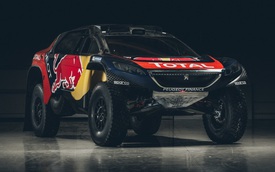 Cận cảnh “quái vật” Peugeot 2008 DKR 2016 trong bộ cánh Red Bull