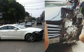 2 phụ nữ lái Mercedes-Benz gây tai nạn trong một buổi sáng