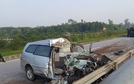 Thái Nguyên: Toyota Innova va chạm với xe tải, 3 người Hàn Quốc tử vong