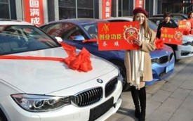 Cô chủ 21 tuổi thưởng xe sang BMW cho nhân viên