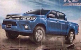 Xe bán tải Toyota Hilux 2016 bất ngờ lộ diện đầy đủ