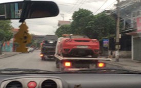 Dàn xe tiền tỷ bị phủ bụi được chuyển từ Hà Nội về Quảng Ninh