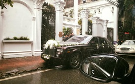Rolls-Royce Phantom rồng màu độc làm xe rước dâu tại Hà Thành