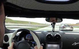 Koenigsegg Agera R cùng Porsche 918 Spyder so tài trên đường không giới hạn tốc độ
