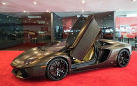 Đã mắt với Lamborghini Aventador ngụy trang da rắn