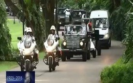 Dàn Mercedes trong đám tang cố Thủ tướng Lý Quang Diệu
